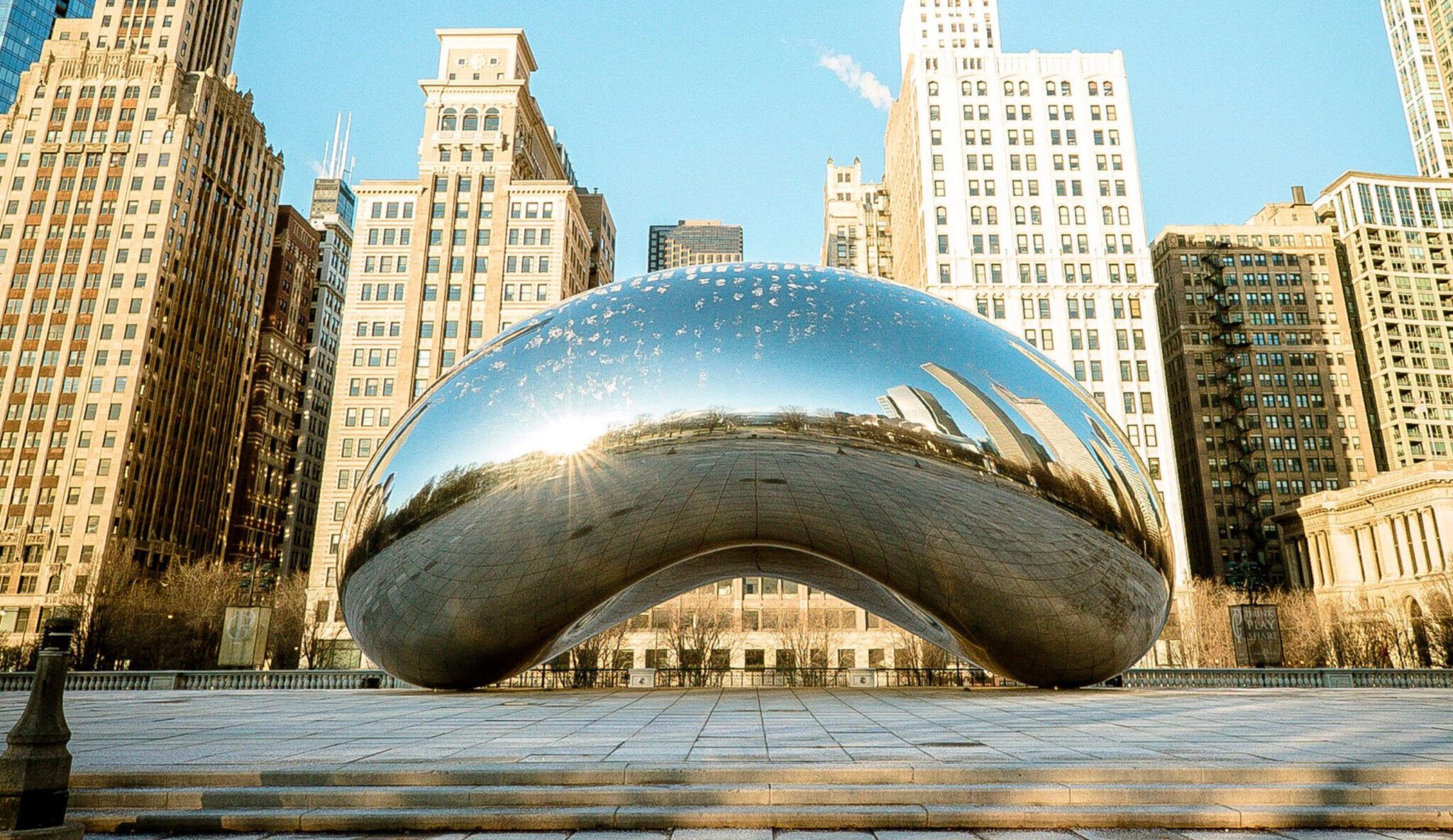 Chicago Chrome Sculpture